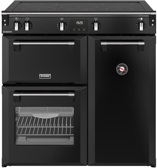 Stoves 444411853 RCA RICH 90Ei TCH 90cm Richmond Electric  Touch Induction Range Cooker Black