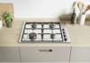 Candy FIDCX403 Single Electric Oven + CHW6LX 4 Burner Gas Hob ( Oven and Hob Pack ) Stainless steel