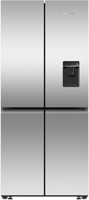 Fisher & Paykel RF500QNUX1 498L Series 7 Quad Door Plumbed in  Ice & Water Frost Free American Style Fridge Freezer Stainless steel