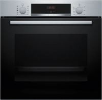 Bosch HQA534BS3B Series 4 with added steam function 60 x 60cm Built-in Single Electric Oven Stainless steel