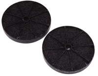 Caple CAP85CF Charcoal (pack of 2) Hood Filters Black