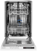Rangemaster RDWT4510/I1E 45cm Slimline 10 Place Settings Integrated Dishwasher White