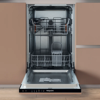 Hotpoint HP2IE10CS80UK 10 Place Settings Slimline Integrated Dishwasher Black
