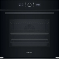Hotpoint HOI4S8PM0BUK Single Electric Oven + HMW47DHMBUK Microwave with Grill ( Built-In Combi Pack ) Black
