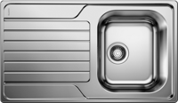 Blanco DINAS 45 S 1 Bowl  + Carysil HS605 Single Lever Tap ( Sink and Tap ) Stainless Steel / Chrome
