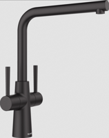 Blanco LAX  Twin Lever Tap Black