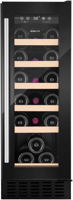CDA CFWC304BL 30cm 20 Bottle Under counter Slimline Wine Cooler Black