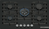 Bosch PPQ7A6I40 Series 6 75cm, 5 Burner Gas Hob Black