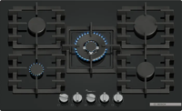Bosch PPQ7A6I40 Series 6 75cm, 5 Burner Gas Hob Black