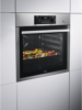 AEG BES355010M Single Electric Oven + IKB64311FB 4 Zone Induction Hob ( Oven and Hob Pack ) Stainless steel