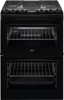 AEG CGX6130ACB 60cm  Double Oven Freestanding Gas Cooker Black