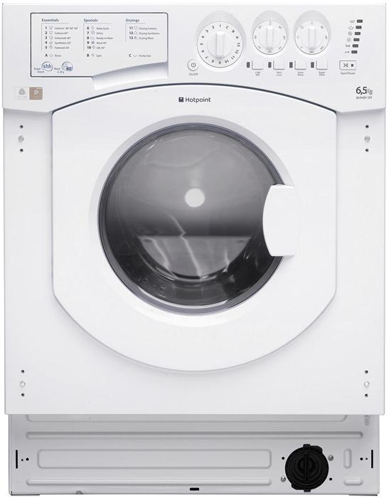 Hotpoint BHWD129 Built-in Washer Dryer White