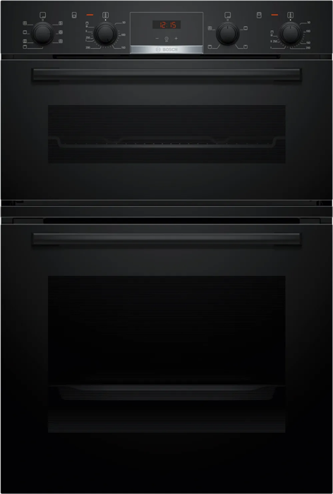 Bosch MBA533BB3B Series 4 Built-in Double Electric Oven Black