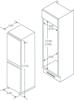 Prima PRRF208  301 Litres Tall Larder Integrated Fridge White