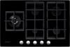Hoover HVG7W4SB H-HOB 300  75cm Gas On Glass 5 Burner Gas Hob Black