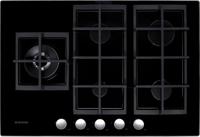 Hoover HVG7W4SB H-HOB 300  75cm Gas On Glass 5 Burner Gas Hob Black