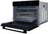 Hotpoint HCW6O7HTSBUK Microwave + HOI68PT1SBUK Built in Single Elec Oven ( Built-In Combi Pack ) Black