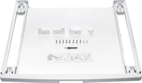 Bosch WTZ11400 kit with pull-out shelf Stacking Kit White