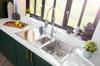 Rangemaster RK9851R Rockford 1 Bowl (Right hand drainer)  + Carysil HS605 Single Lever Tap ( Sink and Tap ) Stainless Steel / Chrome