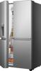 Hisense RS818N4IIE Plumbed Ice & Water 632 litre Frost Free American Style Fridge Freezer Stainless steel