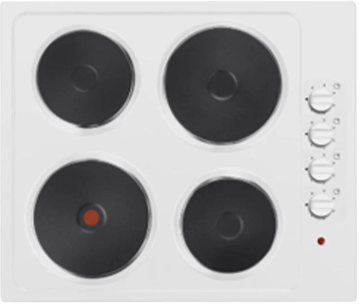 Statesman EH160WH 4 Plate 60cm Dial Control Solid-Plate Electric Hob White