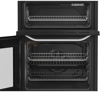 Hotpoint HDD6GDC2W 60cm with Glass Lid Freestanding Dual Fuel Cooker White
