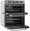 Montpellier DO3550UB 60cm 'A/A Rated' Built-Under Double Electric Oven Stainless steel