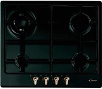 Candy CPGC64SQPHG 60cm 4 Burner Gas Hob Black