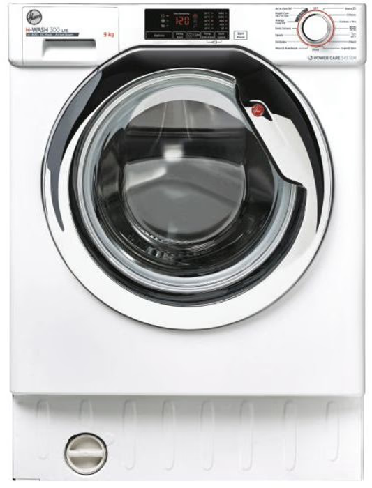 Hoover HBWS49D1ACE-80 H-WASH 300 LITE 1400 rpm 9kg Integrated Washing Machine White