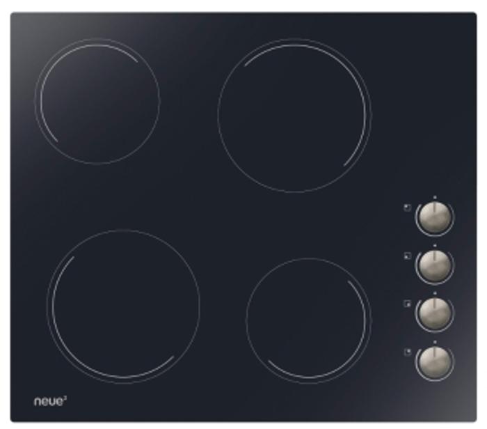 neue NHK64C 60cm Ceramic Ceramic Hob Black