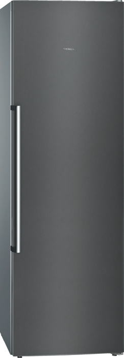 Siemens GS36NAXEP IQ500 186 x 60 cm Antifingerprint No Frost Freestanding Freezer Black Steel