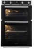 Montpellier DO3570IB 60cm 'A/A Rated' Built-in Double Electric Oven Stainless steel