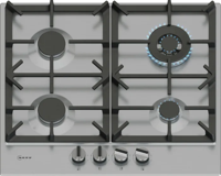 NEFF T26CIH8N0 N 70 60cm 4 Burner Gas Hob Stainless steel