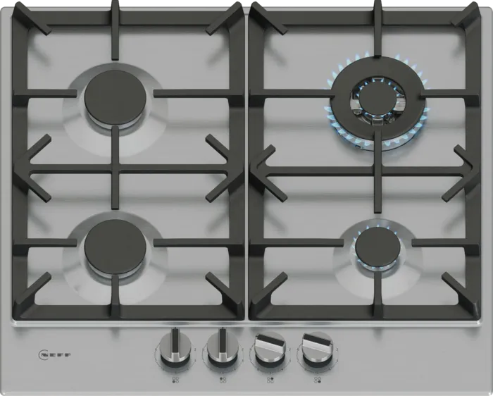 NEFF T26CIH8N0 N 70 60cm 4 Burner Gas Hob Stainless steel