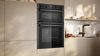 NEFF U1ACE2AG3B N 50 Built-in Double Electric Oven Graphite