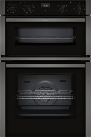 NEFF U1ACE2AG3B N 50 Built-in Double Electric Oven Graphite