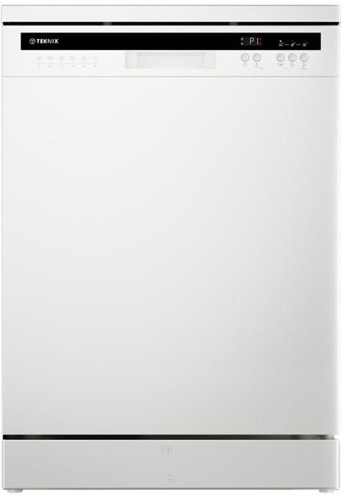 Teknix TX3FD618W 60cm 15 Place Settings - 3 Year Warranty Freestanding Dishwasher White