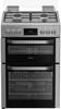 Hotpoint HDG6GDCX 60cm with Double Oven with Glass Lid Freestanding Gas Cooker Inox