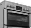 Hotpoint HDG6GDCX 60cm with Double Oven with Glass Lid Freestanding Gas Cooker Inox