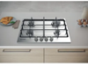 Indesit THP642IXI1 60cm 4 Gas Burner Gas Hob Stainless steel