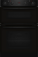 NEFF U1DCC0AK3B N 30 CircoTherm Built-in Double Electric Oven Black