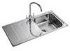 Rangemaster HS9851 Houston 1 Bowl with rains Reversible Inset Sink Stainless steel
