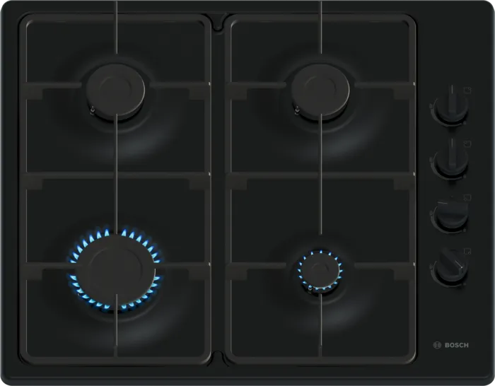 Bosch PBP6B6K60 Series 2  60cm Gas Hob Black