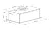 Prima PRCH702 52cm Canopy Hood Silver