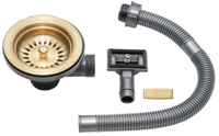 Caple WASTE/042 Gold Single bowl waste kit Sink Accessory Gold