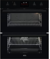 AEG DUB535060B 6000 SurroundCook Built-Under Double Electric Oven Black