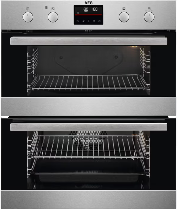 AEG DUB535060M 6000 SurroundCook Built-Under Double Electric Oven Stainless steel