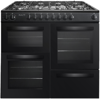 INALTO IR100DFMCB 100cn Dual Fuel Range Cooker Black