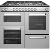 INALTO IR100DFMCSL 100cm Dual Fuel Range Cooker Stainless steel