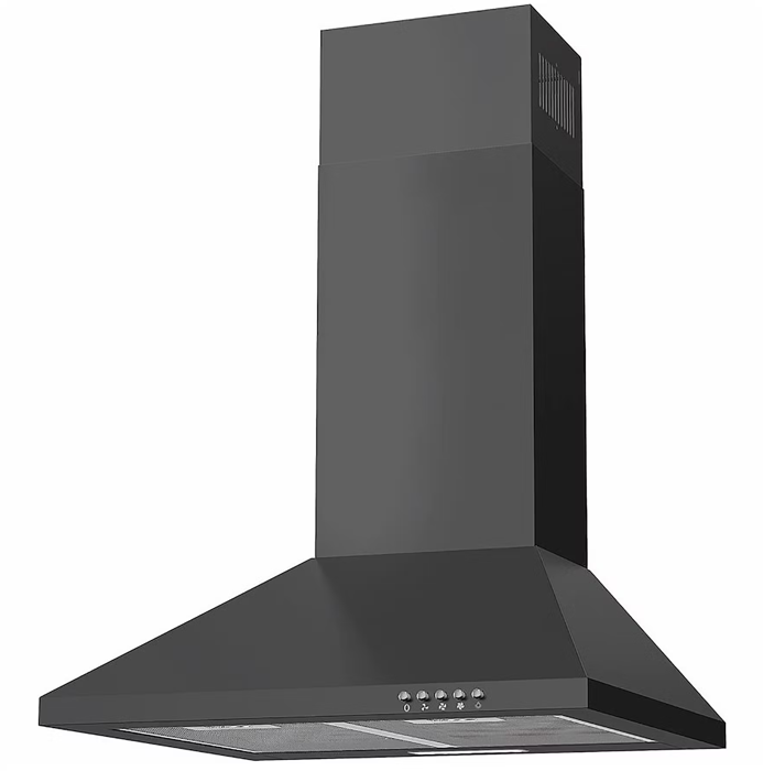 essentials AEHCHIM60BK 60cm Chimney Hood Black